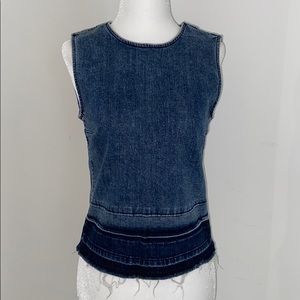 Theory "Reli D" Denim Top